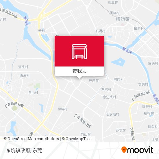 东坑镇政府地图