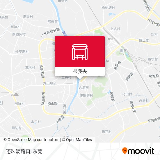 还珠沥路口地图