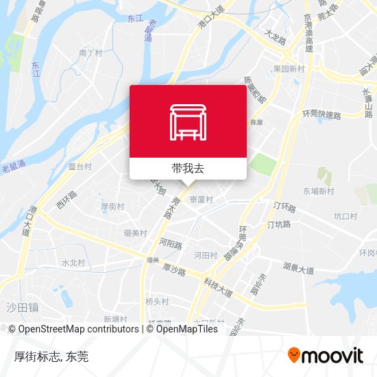 厚街标志地图