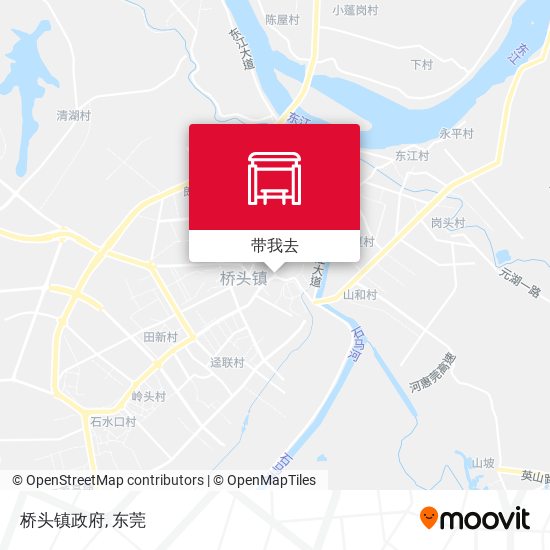 桥头镇政府地图