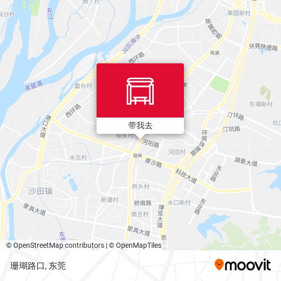 珊瑚路口地图
