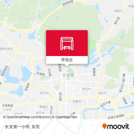 长安第一小学地图