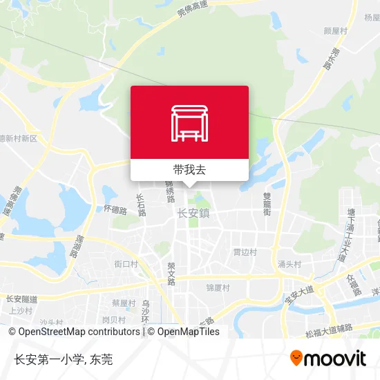 长安第一小学地图