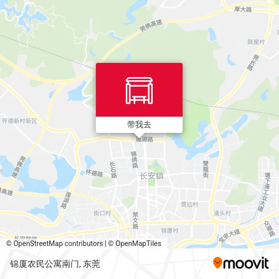 锦厦农民公寓南门地图