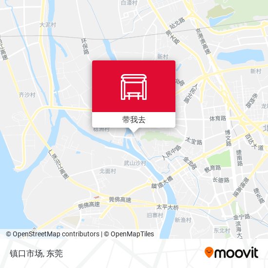 镇口市场地图