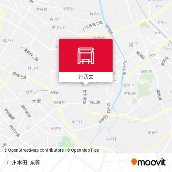 广州本田地图