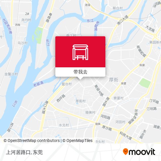 上河居路口地图
