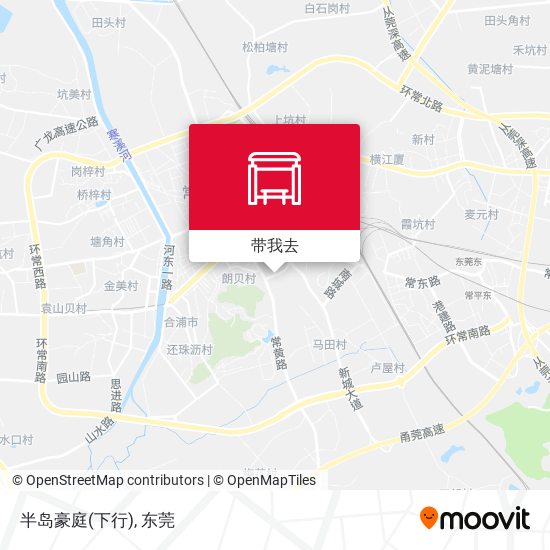 半岛豪庭(下行)地图