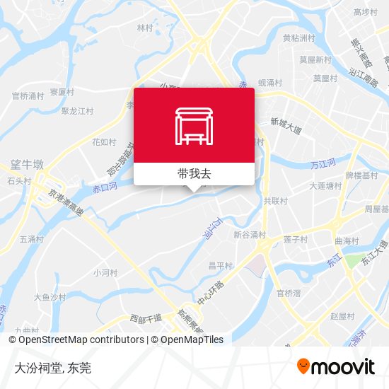 大汾祠堂地图
