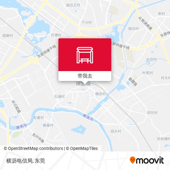 横沥电信局地图