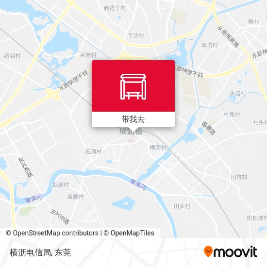 横沥电信局地图
