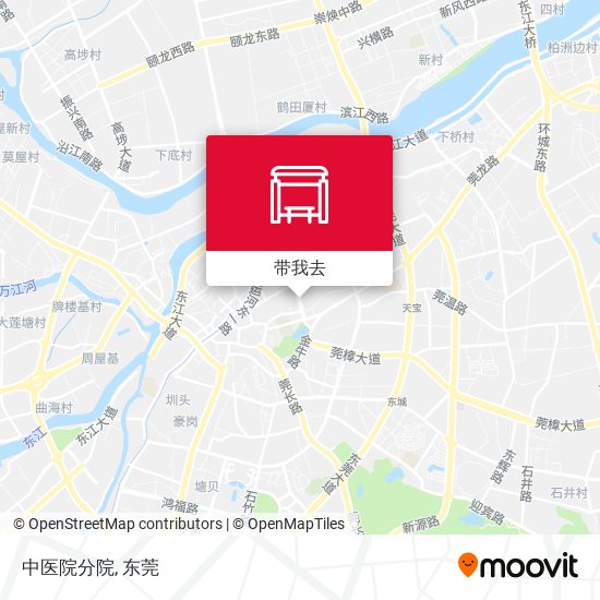 中医院分院地图