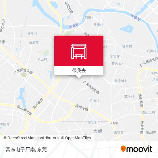 富东电子厂南地图
