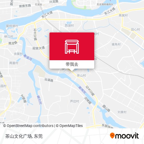 茶山文化广场地图