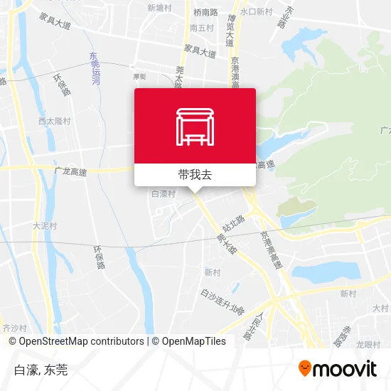 白濠地图