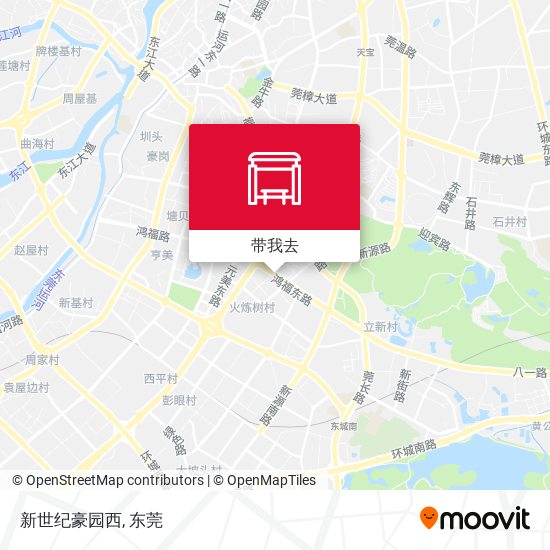 新世纪豪园西地图