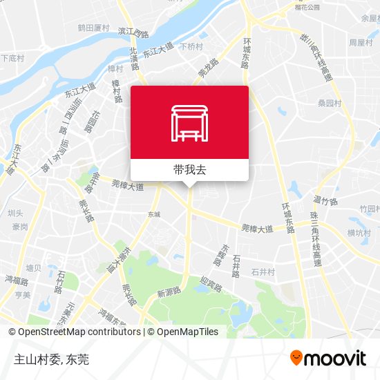 主山村委地图