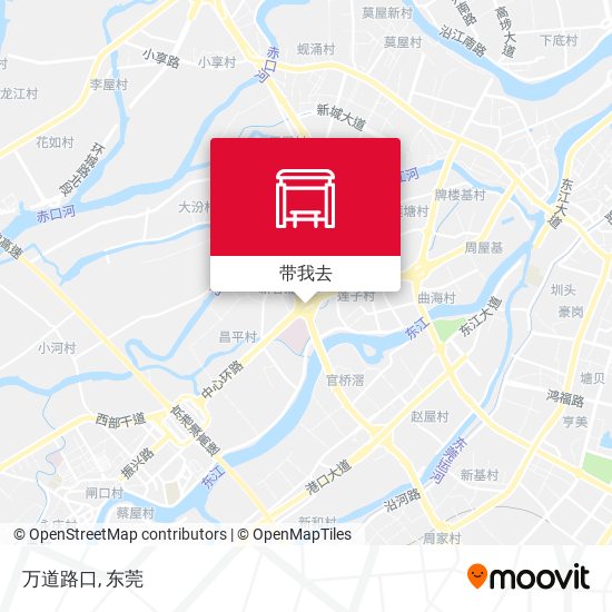 万道路口地图