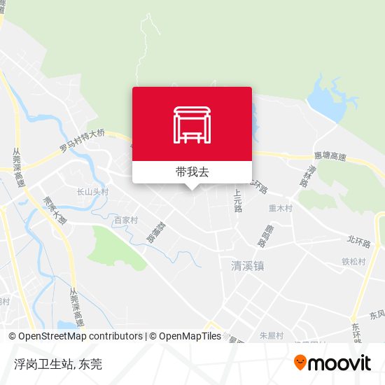 浮岗卫生站地图