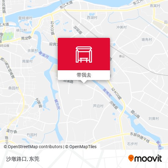沙墩路口地图