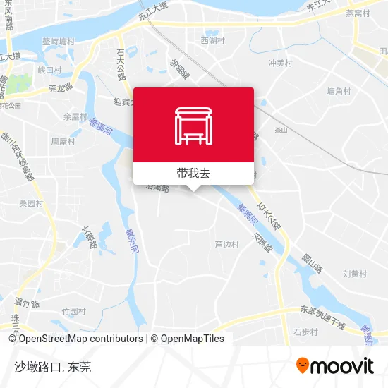 沙墩路口地图