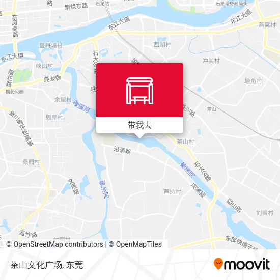 茶山文化广场地图