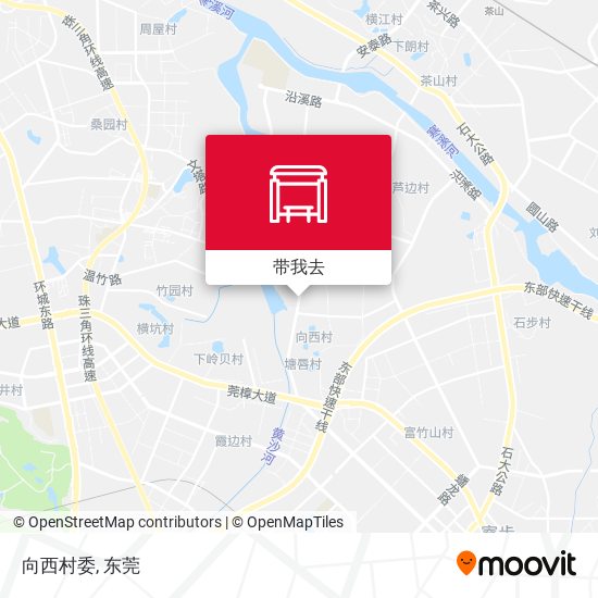 向西村委地图