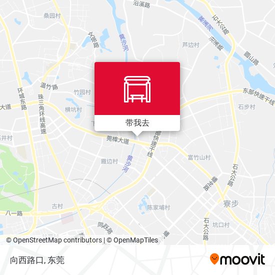 向西路口地图