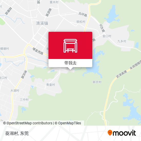 葵湖村地图