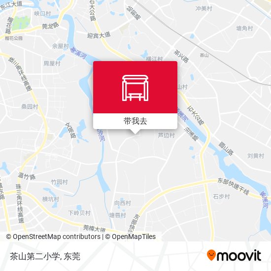 茶山第二小学地图