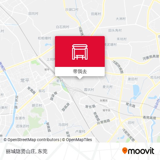 丽城隐贤山庄地图