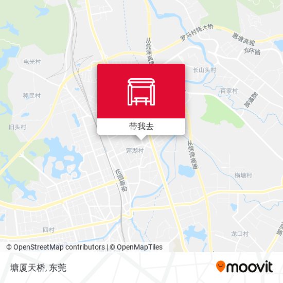 塘厦天桥地图