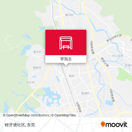 鲤牙塘社区地图