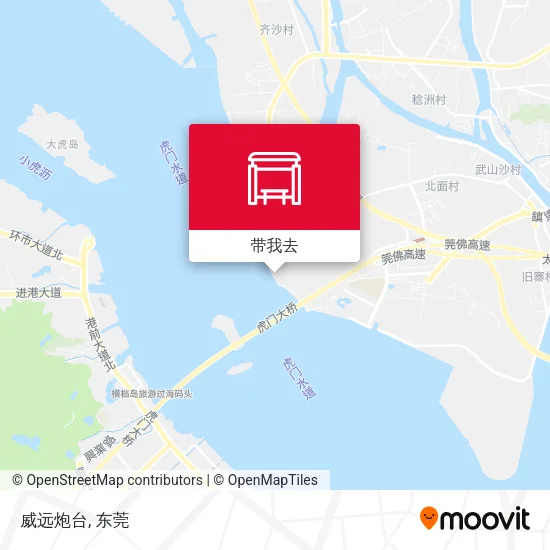 威远炮台地图