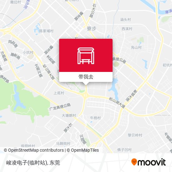 峻凌电子(临时站)地图