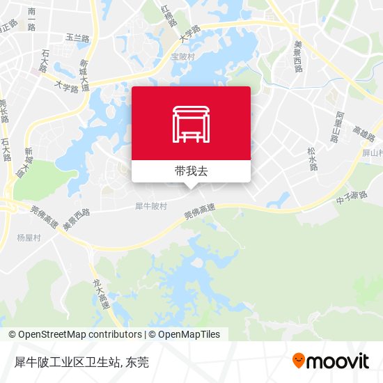 犀牛陂工业区卫生站地图