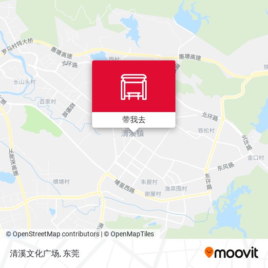 清溪文化广场地图