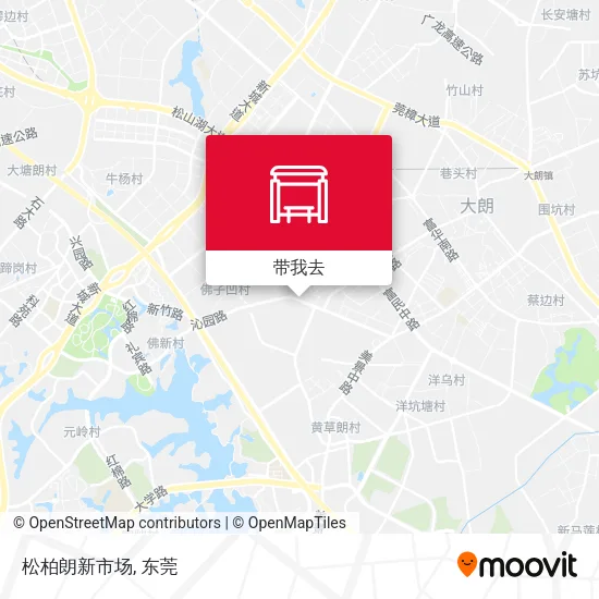 松柏朗新市场地图