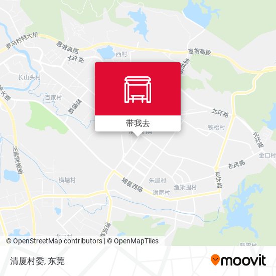 清厦村委地图
