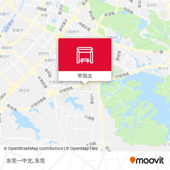 东莞一中北地图