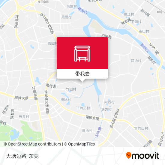 大塘边路地图