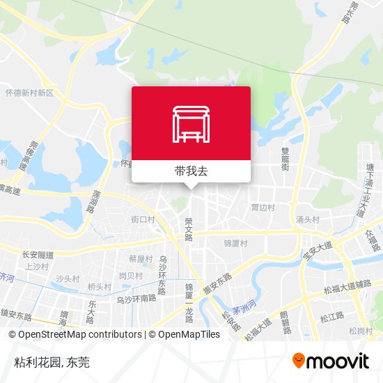 粘利花园地图