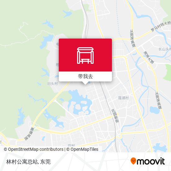 林村公寓总站地图