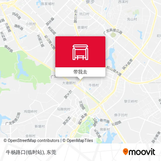 牛杨路口(临时站)地图