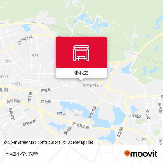 怀德小学地图