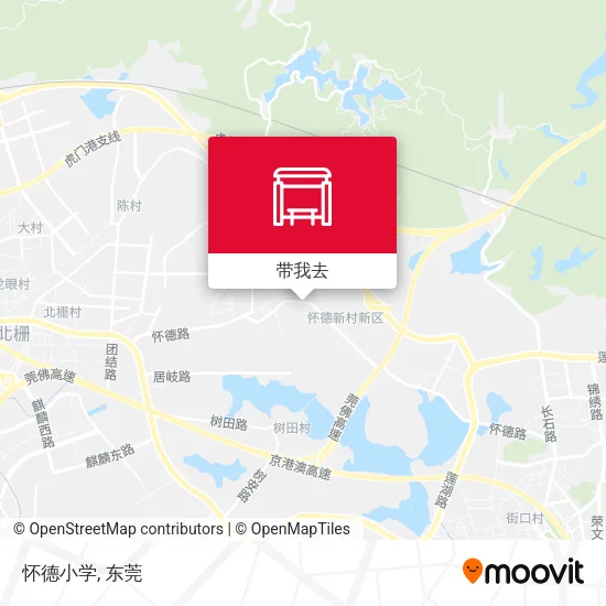 怀德小学地图
