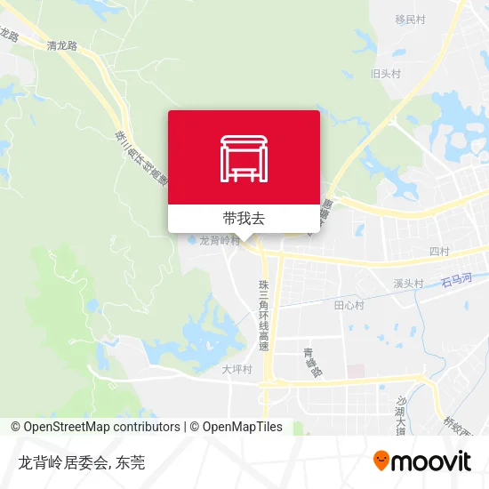 龙背岭居委会地图
