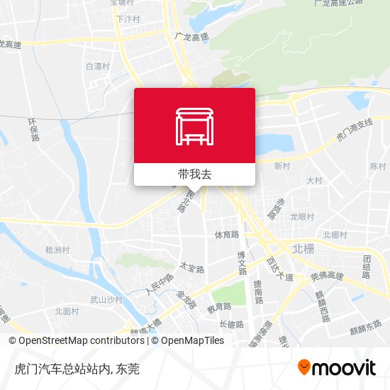 虎门汽车总站站内地图