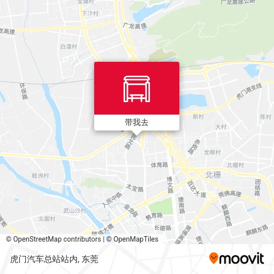 虎门汽车总站站内地图