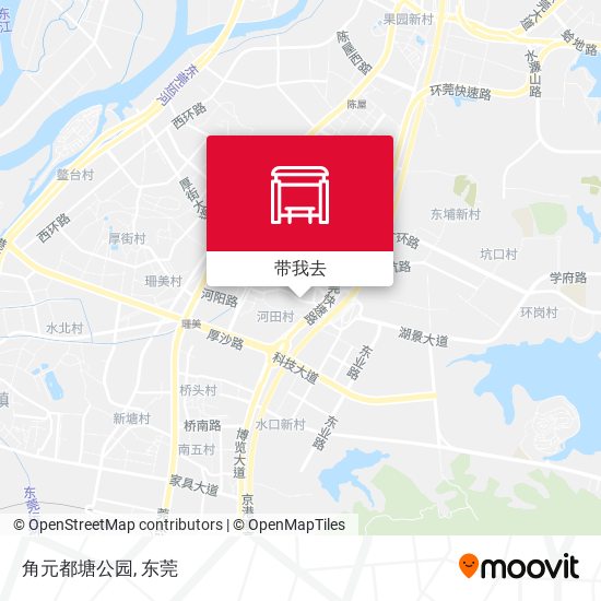 角元都塘公园地图